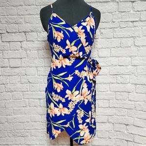 Floral Wrap Dress - Size Small